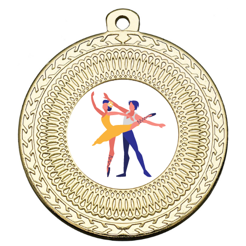 Ballet Couple Dance Medal 50mm
