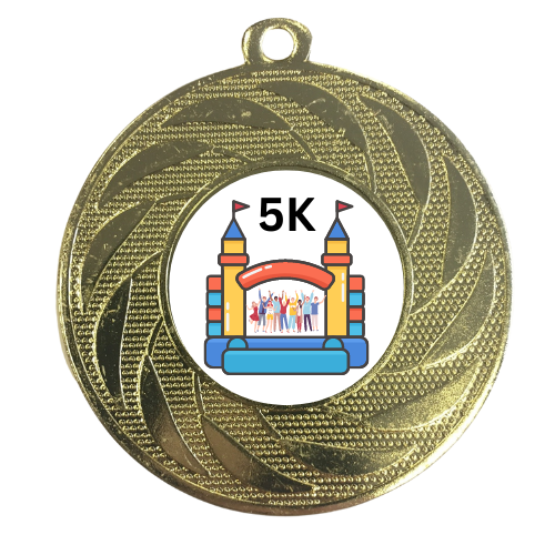 Inflatable 5k Medal Award Charity Event Fun Run Trail Obstacle Course