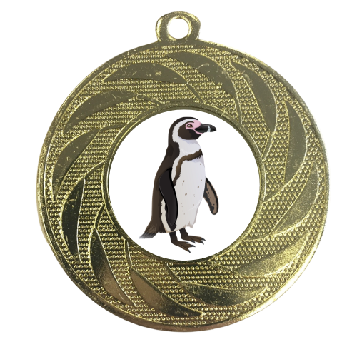Humboldt Penguin Medal School Nature Award Great Waddle Trail Zoo Personalised Engraving Children's Party Prize 