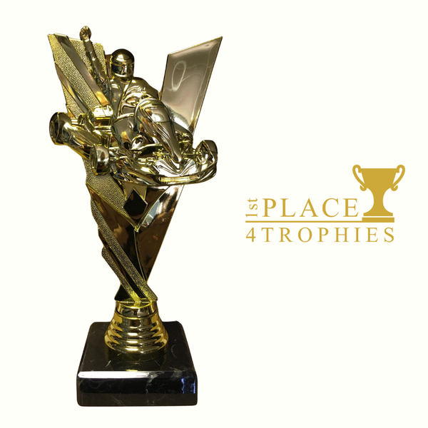 Go Kart Racing Car Award 8" Free Personalised Engraving at 1st Place 4 Trophies 