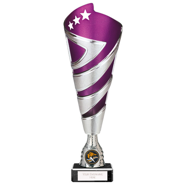Purple Hurricane Altitude Award Custom Logo Free Engraving