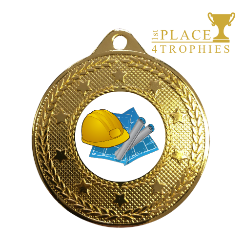 Builders Blue Print Medal Award Structural Engineers Employee of the Month