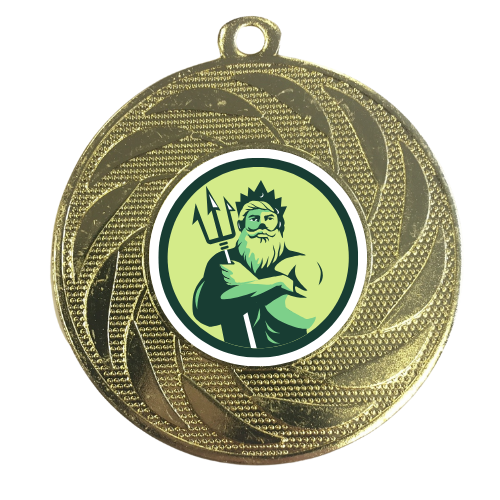 Triton Medal Award Sea King Mythology Prize Personalised Engraving