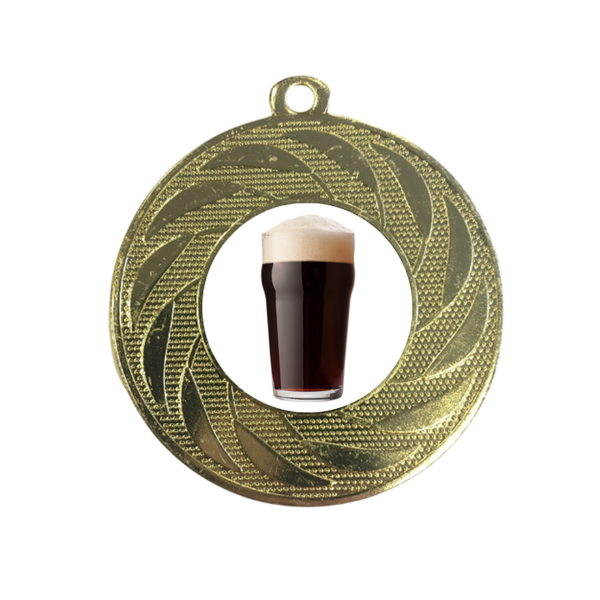 Guinness Medal Pint Stout Drink Irish St Paddy's Day Prize Award