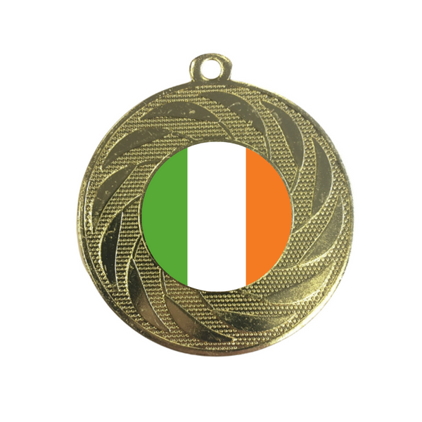 Irish Flag Medal 