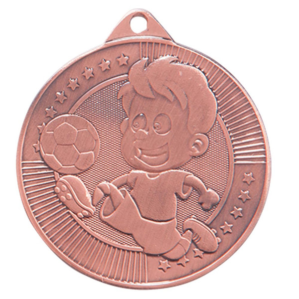 Children's Bronze Football Medal Little League Champions Party Award Prize