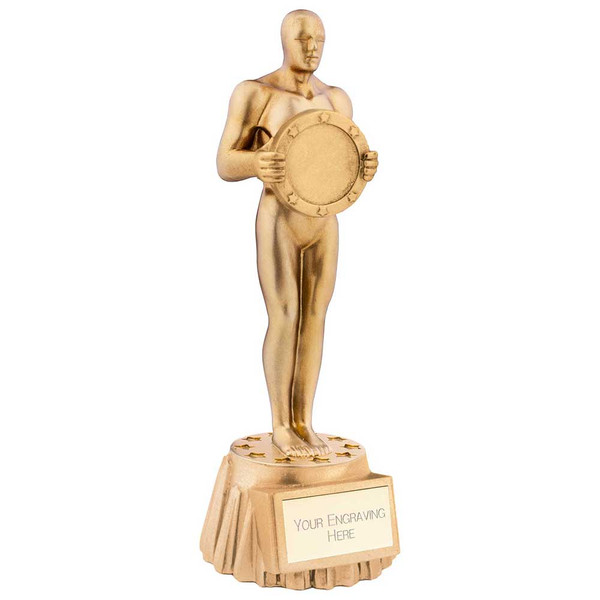 Legacy Achievement Award Gold Figure Personalised Engraving