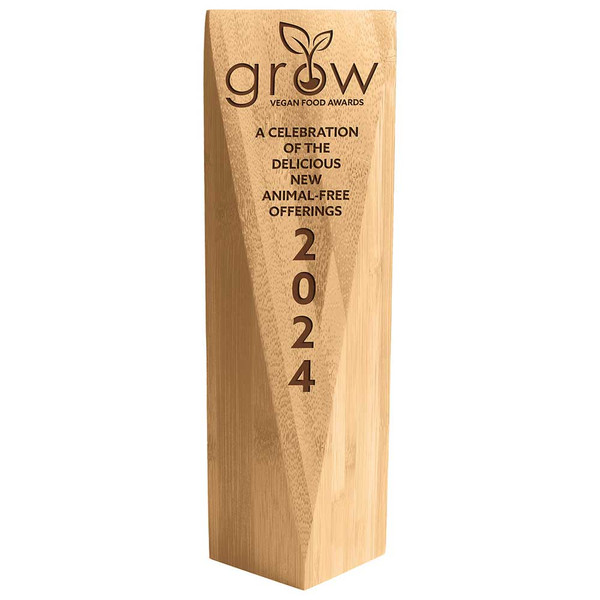 Bamboo Gaia Angled Tower Personalised Laser Engraving & Full Colour Printing at 1st Place 4 Trophies