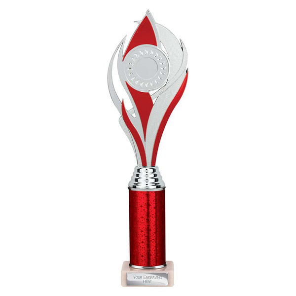  Volcano Multisport Red Tube Trophy Dance Cheerleading Gymnastics