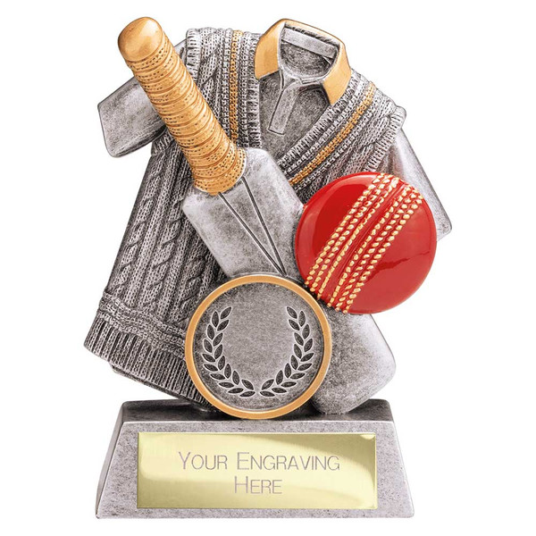 Spirit Cricket Resin Award 100mm Free Personalised Engraving