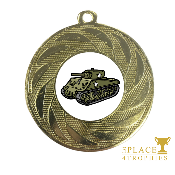 Tank Medal Award Driving Experience Army Training Recruits 