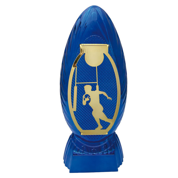 Rugby Blue & Gold Dominator Award Personalised Engraving