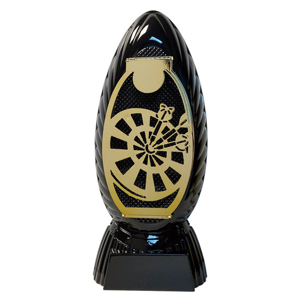 Darts Black & Gold Dominator Award Free Personalised Engraving