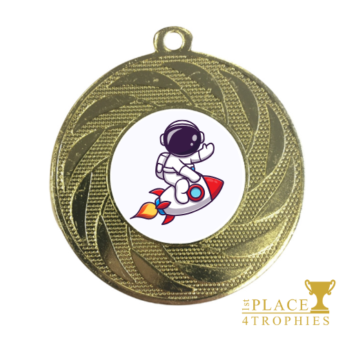 Rocket Man Medal Award Space Rocket Astronaut Prize