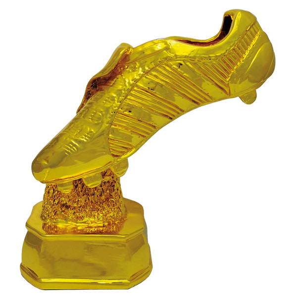 Golden Football Boot Resin Award Personalised Engraving at 1st Place 4 Trophies