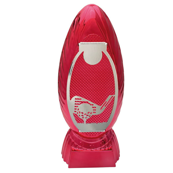 Golf Red & Silver Dominator Award Free Personalised Engraving
