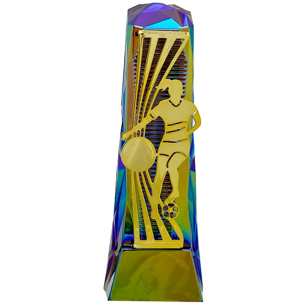 Henge Female Football Award Gold Hydro Free Personalised Engraving