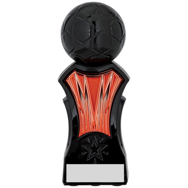 Football Trophy Strike Force Black & Orange Award 