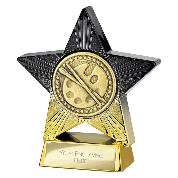 Superstar Art Award School Trophy Free Personalised Engraving