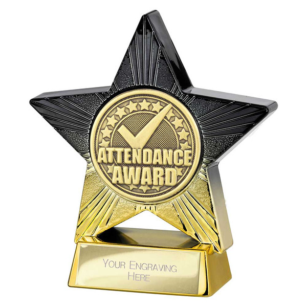 Superstar Attendance Award High Attendance 100% School Trophy