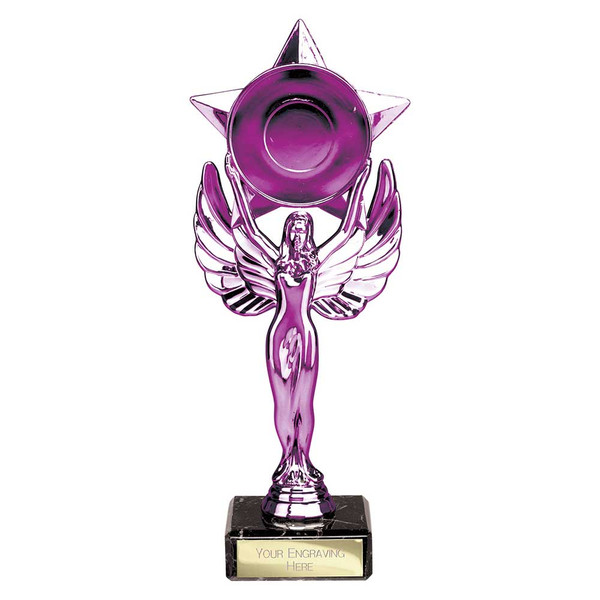 Purple Angel Victory Star Multisport Award Lady Girl Goddess Beauty