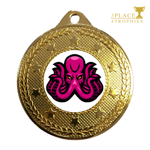 Kraken Medal Award Sports Competition Winners Prize