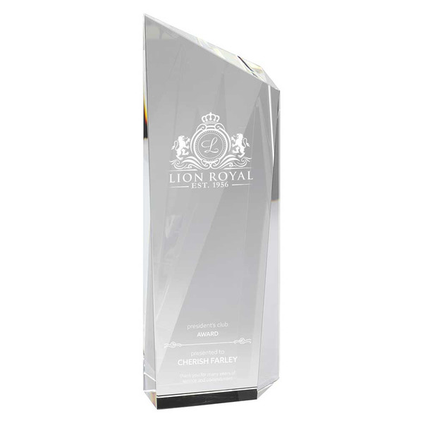 Glacier Peak Clear Glass Award 220mm