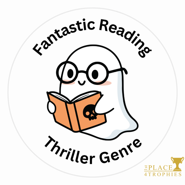 Personalised Ghost Medals Reading Challenge Half Term School Library