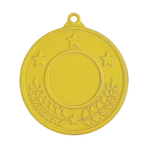 Yellow Medal Custom Logo Sports Club Award Prize Mental Health Awareness