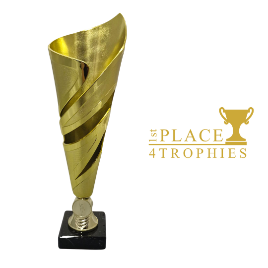 Gold Cone Award 12" Trophy Personalised Engraving