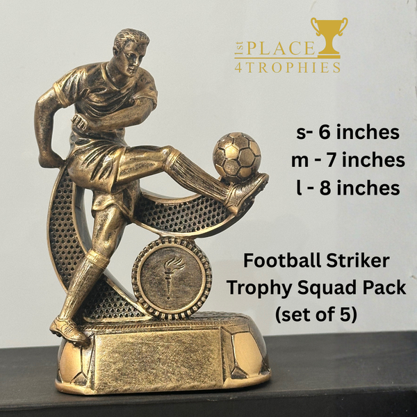 Football Striker Pack (set of 5) s- 6 inches