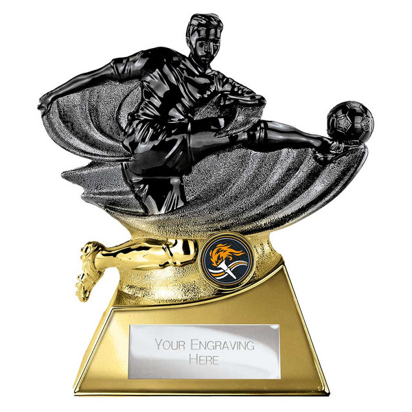 Power Strike Football Heavyweight at 1st Place 4 Trophies 