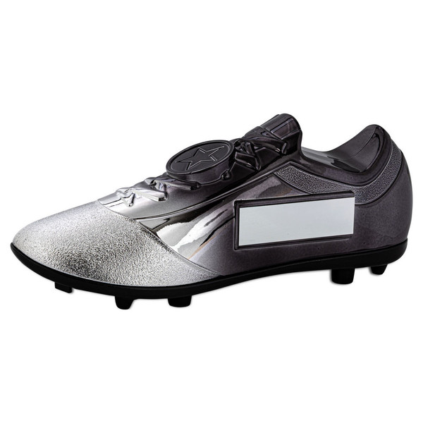 Football Boot Top Goal Scorer Silver & Black Club Prize Trophy