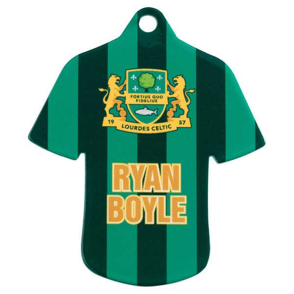 Football Shirt Medal Custom Design Fully Personalised 