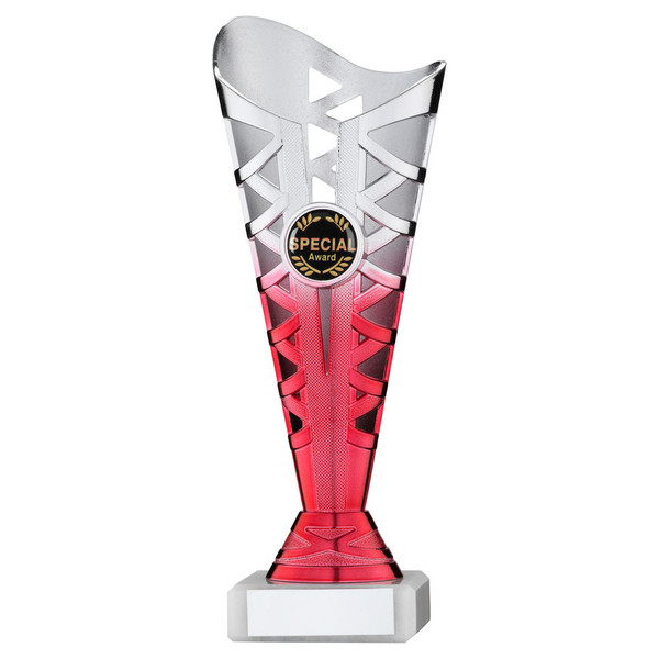 Pink & Silver Trophy Titan Award 8.75" Free Personalised Engraving