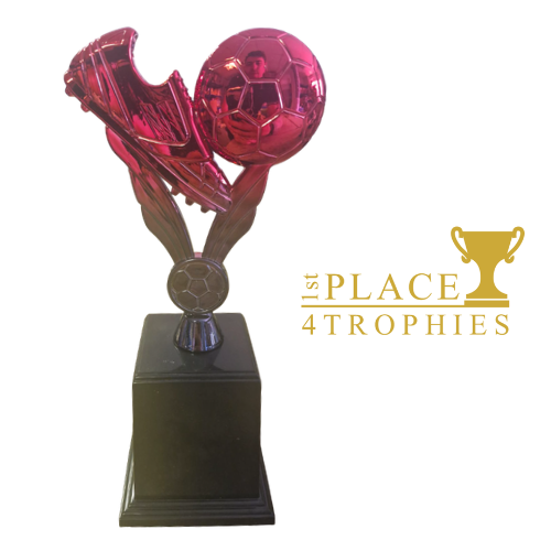 Football Stars Red Award 9" Trophy