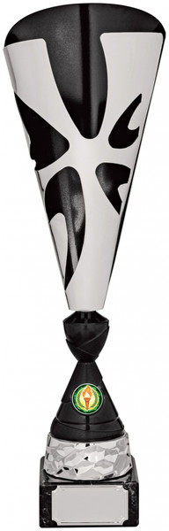 Orbit Cup Award Black & Silver Trophy