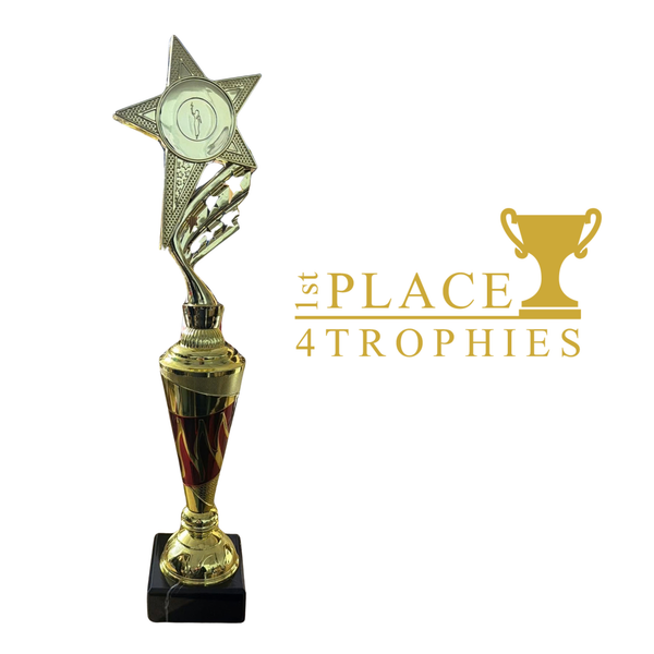 16" Gold & Red Star Award