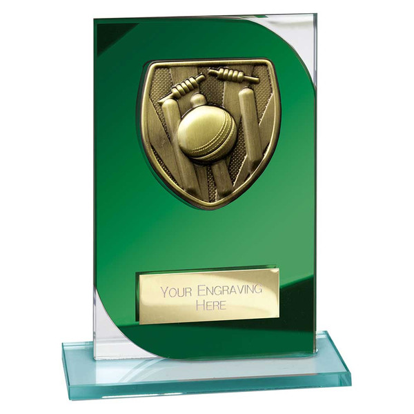 Seismic Cricket Green Glass Multisport Award 150mm