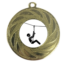 Zip Line Medal Zip Lining Go Ape Prize Extreme Sports Highest Longest Zip Line Award