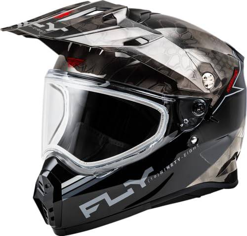 dual motorcycle helmet WCL 3/4 W/ Flip Down Faceshields & Scooter Helmet Matt Black inch above eyebrows (2)Take measurement two to three times to pick the largest one Trekker Cold Weather Conceal Helmet