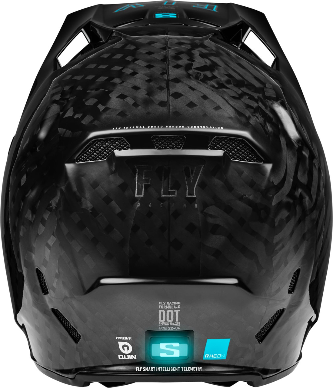 bike racing helmet Fly Rayce Sonar Bicycle Blue/White/Black Md density EPS liner that provides progressive impact absorption Fly Racing Formula CC Tektonic