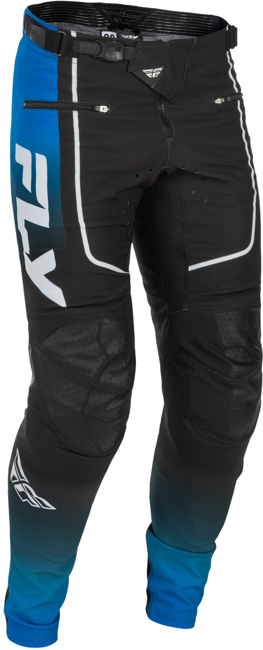 YOUTH RAYCE BICYCLE PANTS BLUE/BLACK/WHITE SZ 18