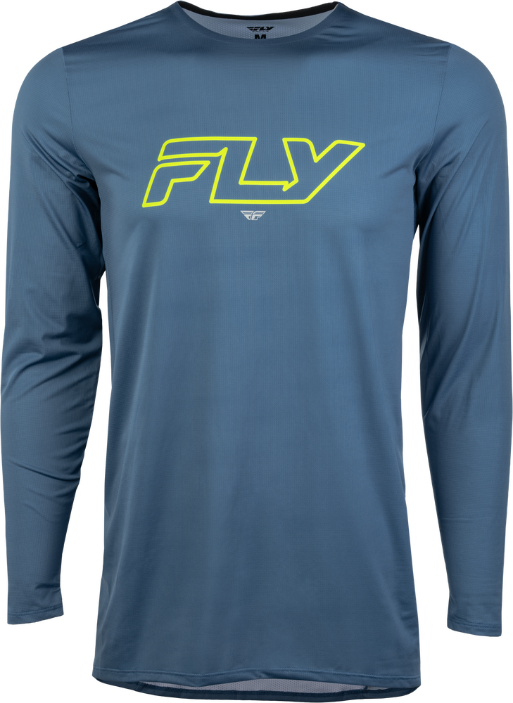 FLY MTB ENDURO LONG SLEEVE JERSEY SLATE/HI-VIS 2X