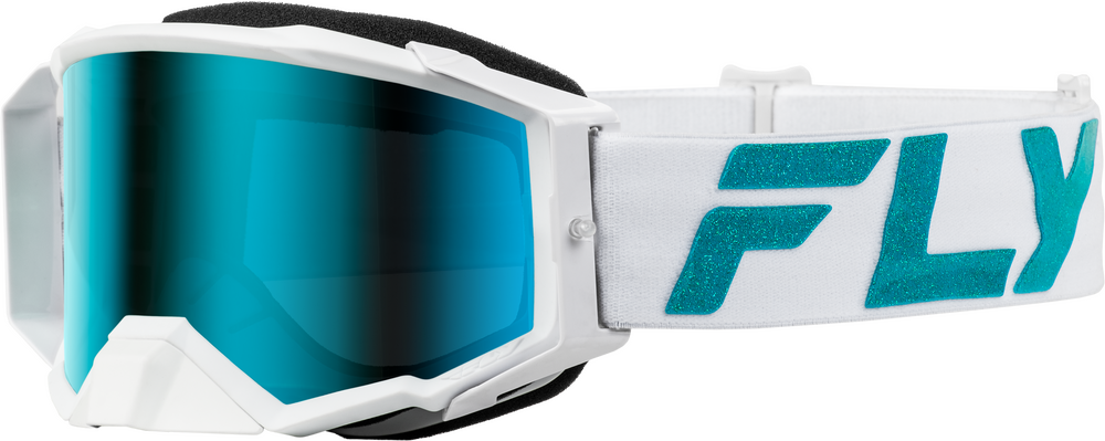 Zone Elite Goggle Teal/White Sky Blue Mirror/Blue; 37-51907
