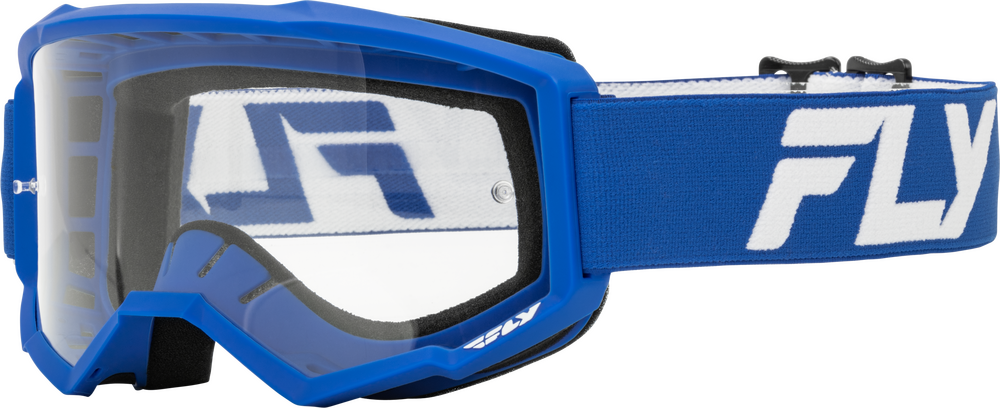 Youth Focus Goggle Blue/White Clear; 37-51153Y