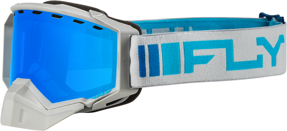 Zone Snow Goggle Silver/Blue Sky Blue Mirror/Blue; 37-50277