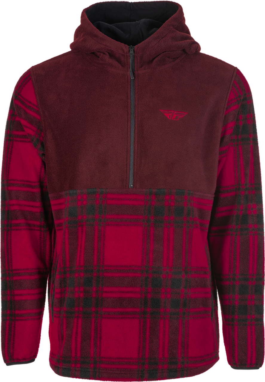 トップス FlightMode Half Zip Fleece Pullover Half Zip Pullover Hoodie | FLY Racing