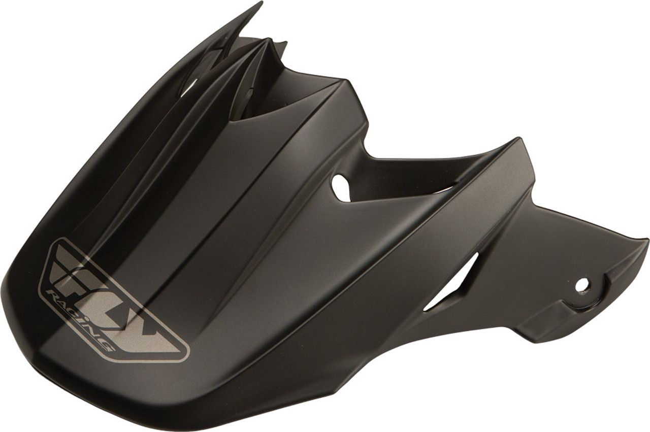 FLY RACING UNIVERSAL FIT HELMET VISOR MATTE BLACK 73-4536