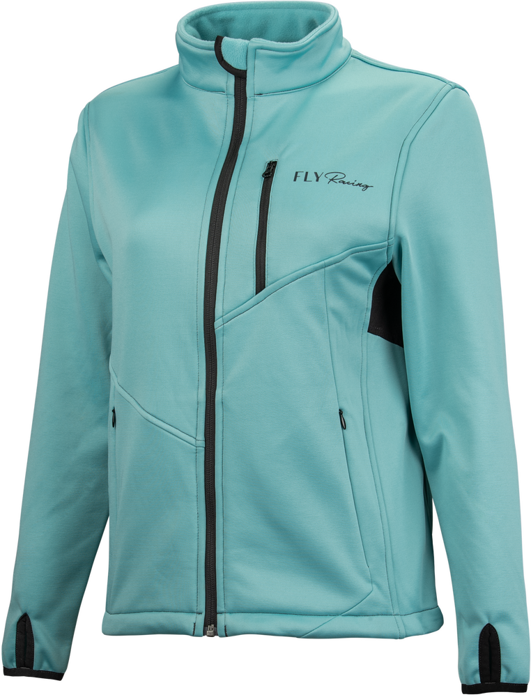 FLY RACING WOMEN'S MID-LAYER JACKET BLUE 2X 354-63412X